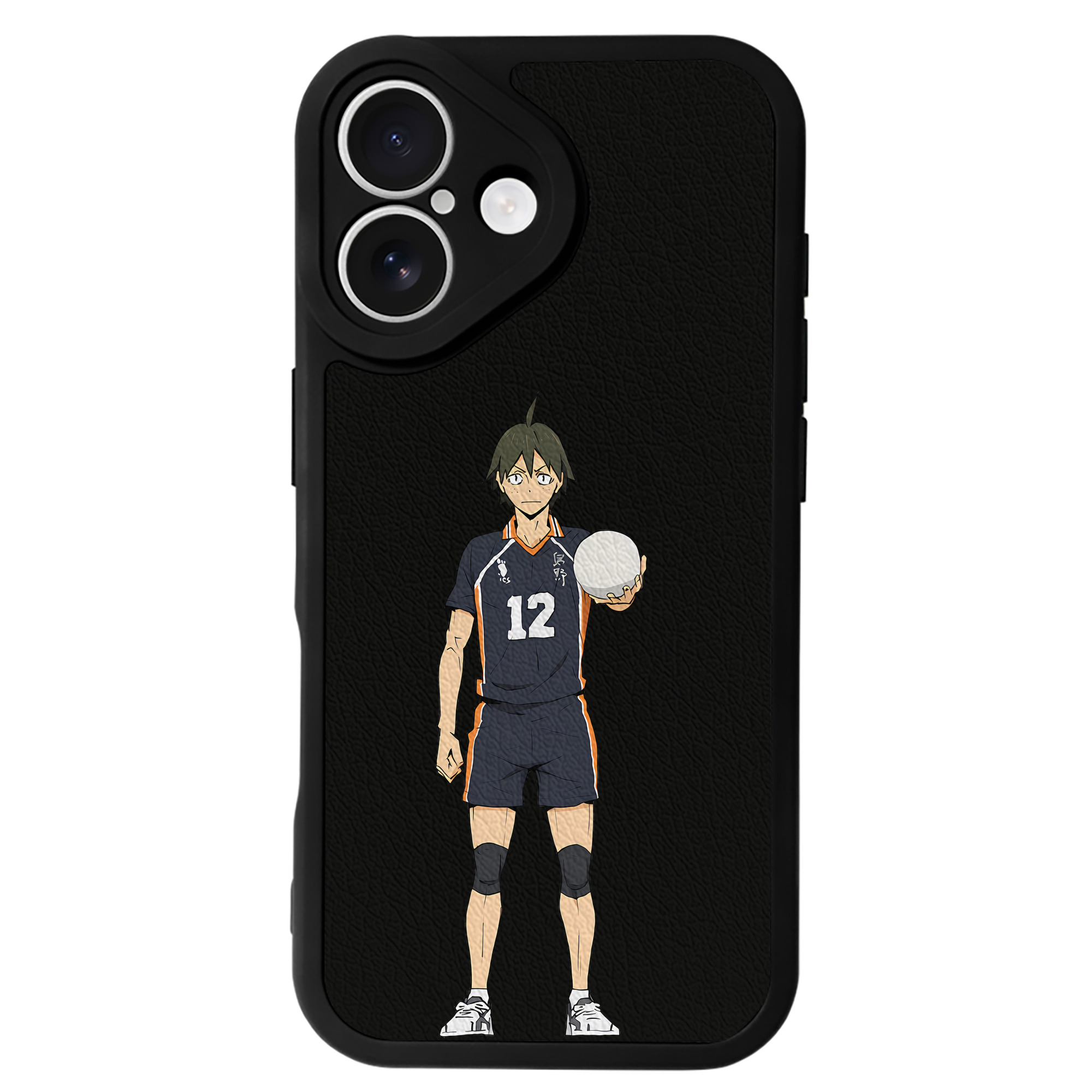 （画像用） ハイキュー!! Haikyu!! 【iPhone 16シリーズ対応】シリコンスマホケース（レザー調） 材質：シリコン